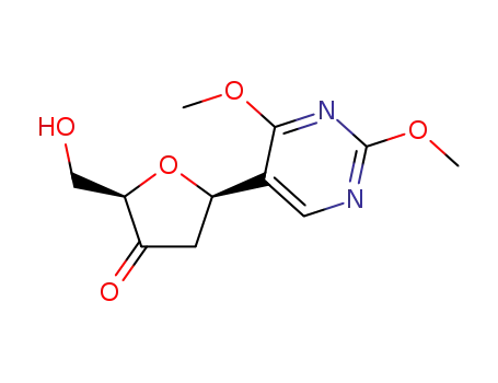 2,4-dimethoxy-5-(2,3-dideoxy-3-oxo-β-D-ribofuranosyl)pyrimidine