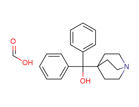 (1-azabicyclo[2.2.2]octane-4-yl)(diphenyl)methanol formic acid