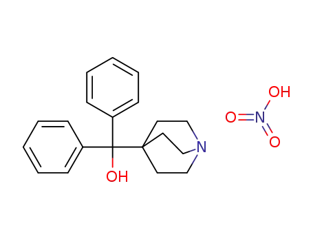 (1-azabicyclo[2.2.2]octane-4-yl)(diphenyl)methanol nitric acid