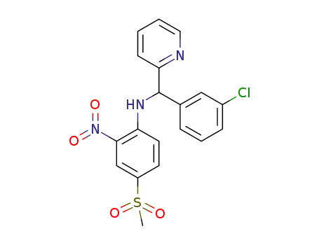 (rac)-N-((3-chlorophenyl)(pyridin-2-yl)methyl)-4-(methylsulfonyl)-2-nitroaniline