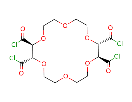 (2S,3S,11S,12S)-1,4,7,10,13,16-Hexaoxa-cyclooctadecane-2,3,11,12-tetracarbonyl tetrachloride