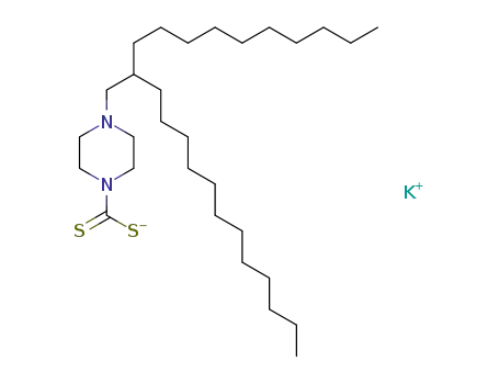 potassium 4-(2-decyltetradecyl)-1-piperazinedithiocarbamate