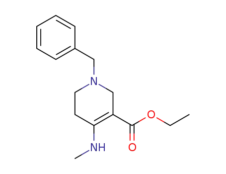 ethyl 1-benzyl-4-(methylamino)-1,2,5,6-tetrahydropyridine-3- carboxylate