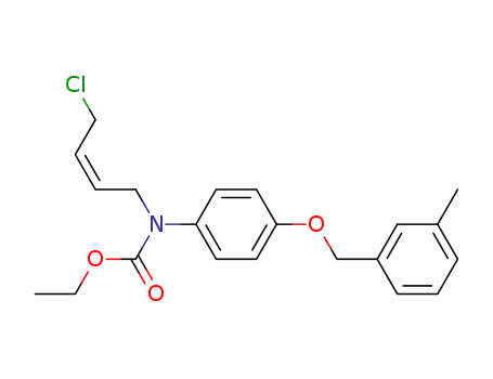 ((Z)-4-Chloro-but-2-enyl)-[4-(3-methyl-benzyloxy)-phenyl]-carbamic acid ethyl ester