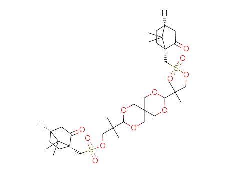 (2,4,8,10-tetraoxaspiro[5.5]undecane-3,9-diyl)bis(2-methylpropane-2,1-diyl) bis((7,7-dimethyl-2-oxobicyclo[2.2.1]-heptan-1-yl)methanesulfonate)
