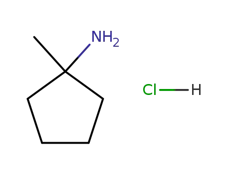 Molecular Structure of 102014-58-4 (Cyclopentanamine, 1-methyl-, hydrochloride)