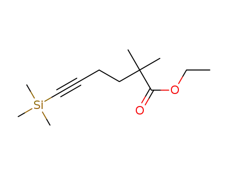 ethyl 2,2-dimethyl-6-(trimethylsilyl) hex-5-ynoate