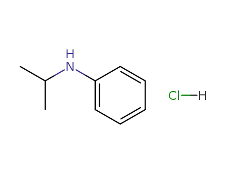 Molecular Structure of 23576-78-5 (Benzenamine, N-(1-methylethyl)-, hydrochloride)