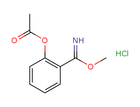 methyl 2-acetoxybenzimidoate hydrochloride
