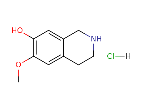 7-Isoquinolinol, 1,2,3,4-tetrahydro-6-methoxy-, hydrochloride