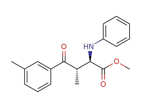 methyl (2R,3S)-3-methyl-4-oxo-2-(phenylamino)-4-(m-tolyl)butanoate