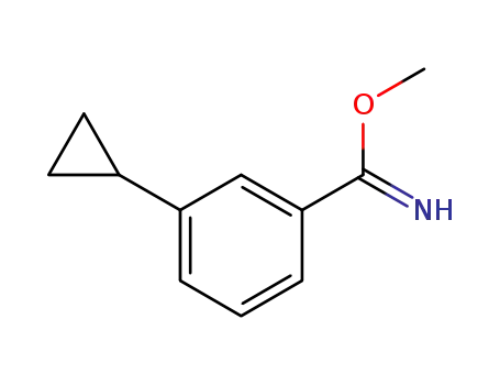 methyl 3-cyclopropylbenzimidate