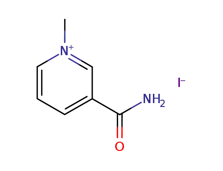 Molecular Structure of 6456-44-6 (1-METHYL-NICOTINAMIDE IODIDE)