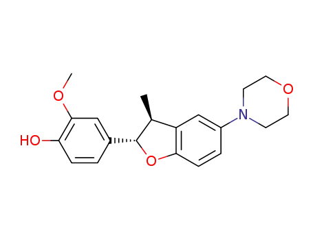 2-methoxy-4-(3-methyl-5-morpholino-2,3-dihydrobenzofuran-2-yl)phenol