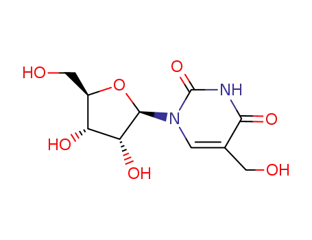 Molecular Structure of 30414-00-7 (5-(Hydroxymethyl)uridine)