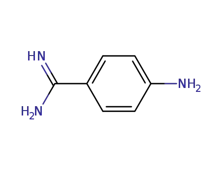 Molecular Structure of 3858-83-1 (p-aminobenzamidine)