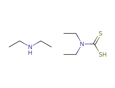Molecular Structure of 1518-58-7 (DIETHYLAMMONIUM DIETHYLDITHIOCARBAMATE)