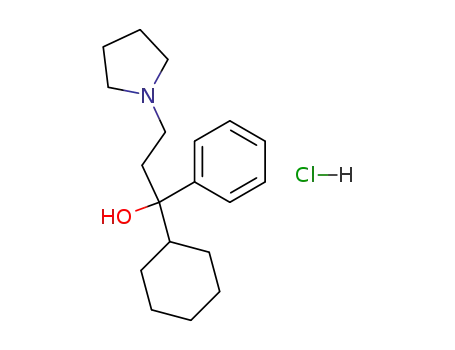Molecular Structure of 1508-76-5 (Procyclidine hydrochloride)