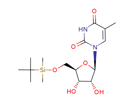 1-[5'-O-(tert-butyldimethylsilyl)-β-D-ribofuranosyl]thymine