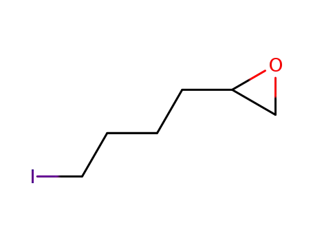 Molecular Structure of 94444-14-1 (Oxirane, (4-iodobutyl)-)