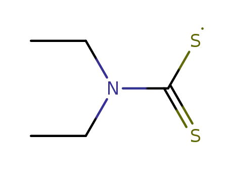 Molecular Structure of 54451-16-0 (Methylthio, (diethylamino)thioxo-)