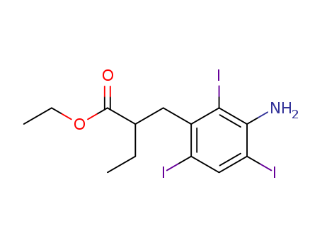 Benzenepropanoic acid,3-amino-a-ethyl-2,4,6-triiodo-, ethylester