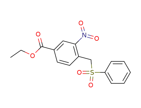 Ethyl 4-<(phenylsulfonyl)methyl>-3-nitrobenzoate
