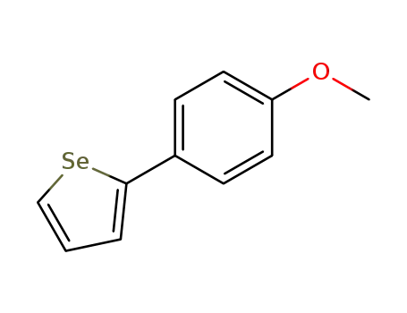 Molecular Structure of 75073-52-8 (Selenophene, 2-(4-methoxyphenyl)-)