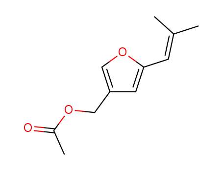 2-(2-Methyl-1-propenyl)-4-furanylmethylacetat