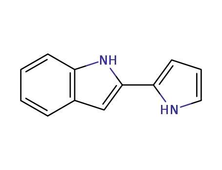 Molecular Structure of 88919-82-8 (1H-Indole, 2-(1H-pyrrol-2-yl)-)