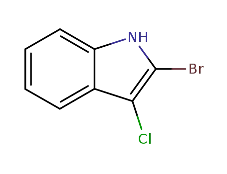 2-bromo-3-chloroindole