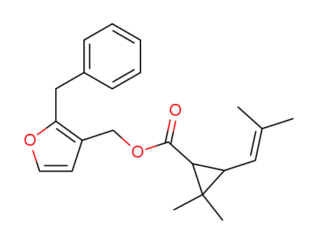 2,2-Dimethyl-3-(2-methyl-propenyl)-cyclopropanecarboxylic acid 2-benzyl-furan-3-ylmethyl ester