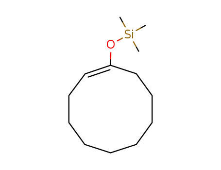 Molecular Structure of 74173-15-2 (Silane, [(1E)-1-cyclodecen-1-yloxy]trimethyl-)