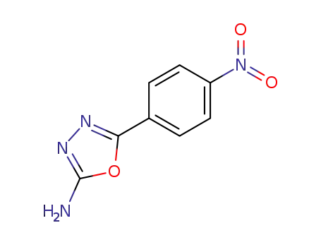 Molecular Structure of 51891-79-3 (2-AMINO-5-(4-NITROPHENYL)-1 3 4-OXADIAZ&)