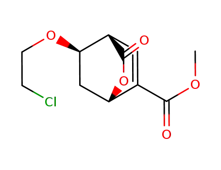 (1S,4S,8R)-8-(2-Chloro-ethoxy)-3-oxo-2-oxa-bicyclo[2.2.2]oct-5-ene-6-carboxylic acid methyl ester