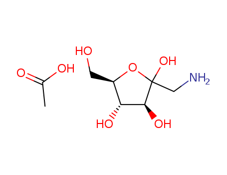 (3S,4S,5R)-2-(aminomethyl)-5-(hydroxymethyl)tetrahydrofuran- 2,3,4-triol acetate
