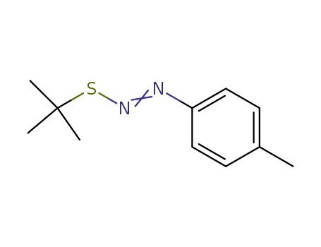 Molecular Structure of 146767-34-2 (Diazene, [(1,1-dimethylethyl)thio](4-methylphenyl)-)