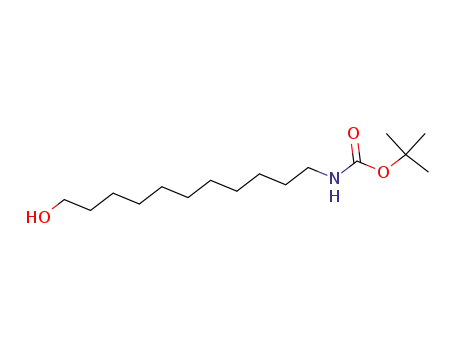 Molecular Structure of 144191-92-4 (Carbamic acid, (11-hydroxyundecyl)-, 1,1-dimethylethyl ester)