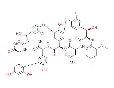 Molecular Structure of 82198-76-3 (VancoMycin Aglycon)
