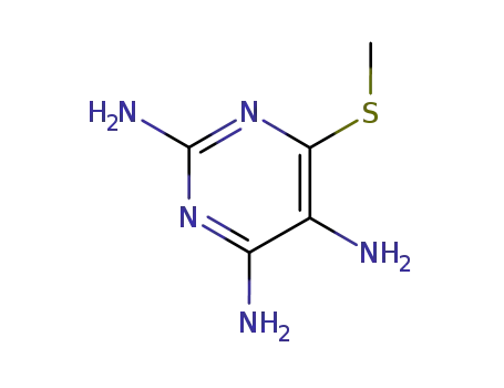 6-(Methylsulfanyl)pyrimidine-2,4,5-triamine