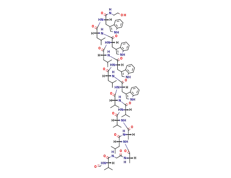 Molecular Structure of 1405-97-6 (Gramicidin)