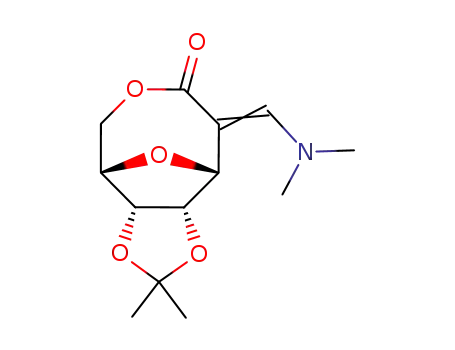 2-(2,3-O-isopropylidene-β-D-ribofuranosyl)-2-(dimethylaminomethylene)acetic acid lactone