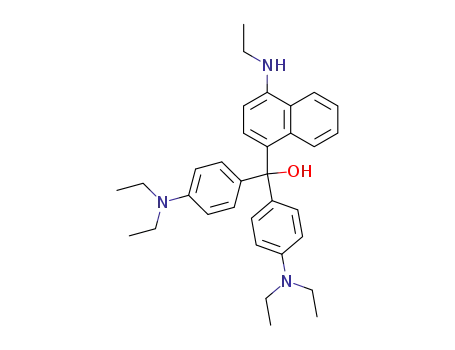 1-Naphthalenemethanol, alpha,alpha-bis(4-(diethylamino)phenyl)-4-(ethylamino)-