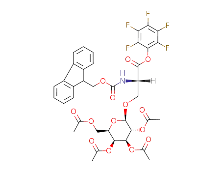 Nα-(9-Fluorenylmethoxycarbonyl)-3-O-(2,3,4,6-tetra-O-acetyl-β-D-galactopyranosyl)-L-serine pentafluorophenyl ester