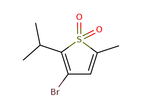 3-bromo-2-isopropyl-5-methylthiophene-1,1-dioxide