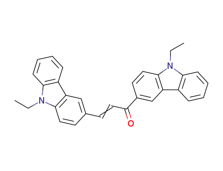1,3-bis(9-ethyl-9H-carbazol-3-yl)prop-2-en-1-one