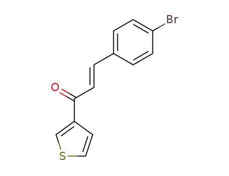 (E)-3-(4-bromophenyl)-1-(thiophen-3-yl)prop-2-en-1-one