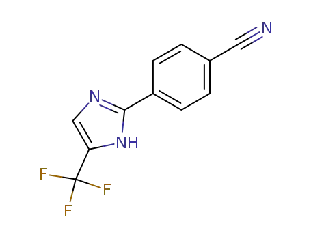 4-(5-(trifluoromethyl)-1H-imidazol-2-yl)benzonitrile