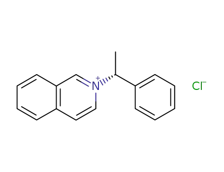 (+)-2-[(1R)-1-phenethyl]isoquinolinium chloride