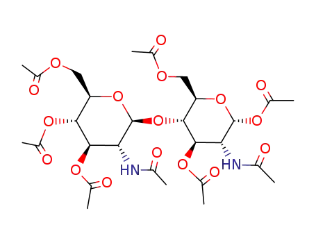 Molecular Structure of 7284-18-6 (D-ALPHA-CHITOBIOSE OCTAACETATE)